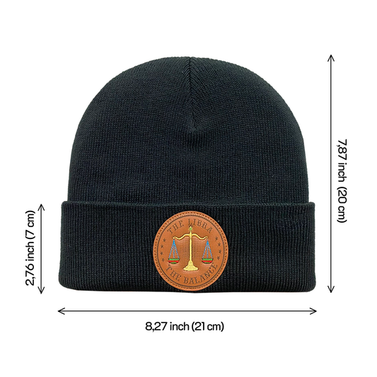 Libra Zodiac Beanie in S