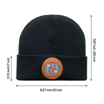 Pisces Zodiac Beanie in S