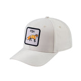 Fox V2 6-Panel Baseball Cap with Beige front and Beige back