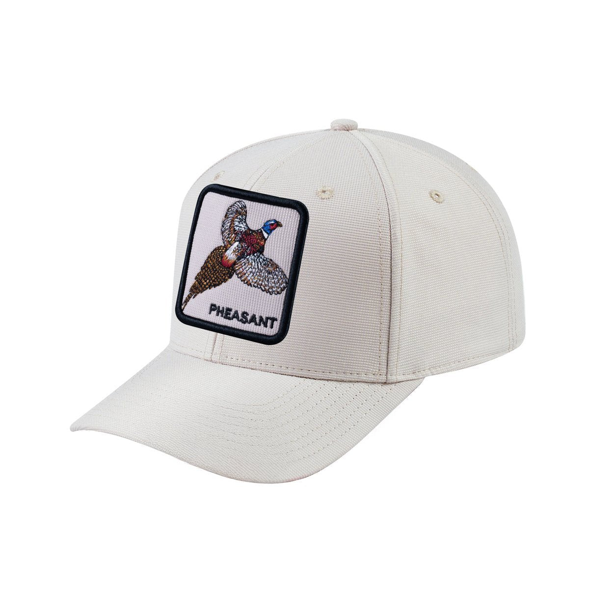 Pheasant V2 6-Panel Baseball Cap with Beige front and Beige back