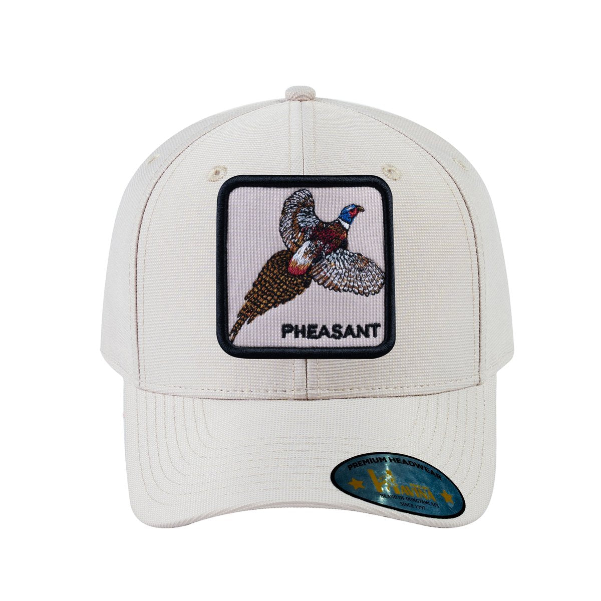 Pheasant V2 6-Panel Baseball Cap with Beige front and Beige back