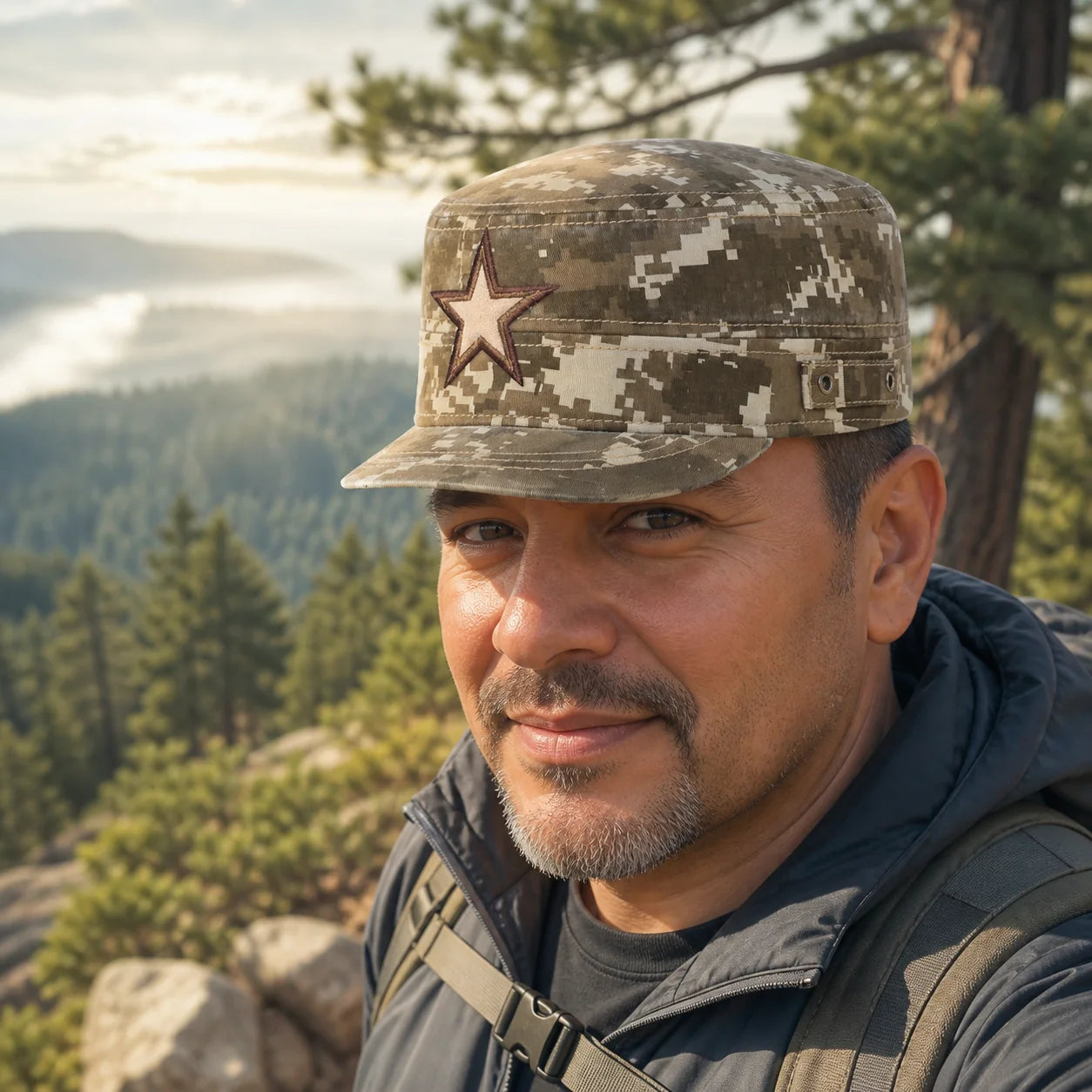 Illustrative Army Hats lifestyle scene